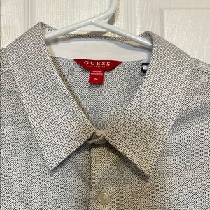 GUESS Men's Black and White Shirt